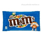 Драже шокол. "M&M" Криспи 6цв. 36г "Марс"